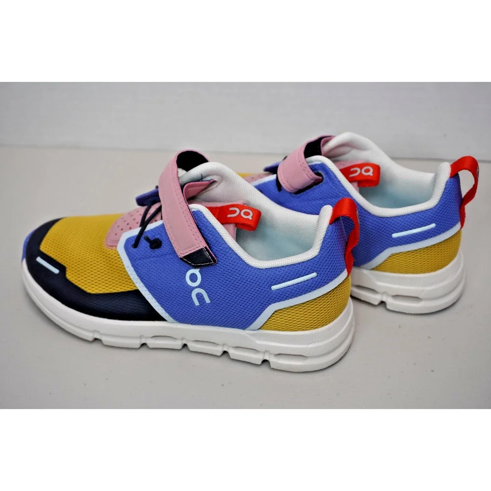 On Running Kids Cloud Play Sneakers Colorful Strap Closure Size 13 Kids / - Picture 4 of 11